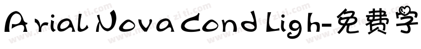Arial Nova Cond Ligh字体转换